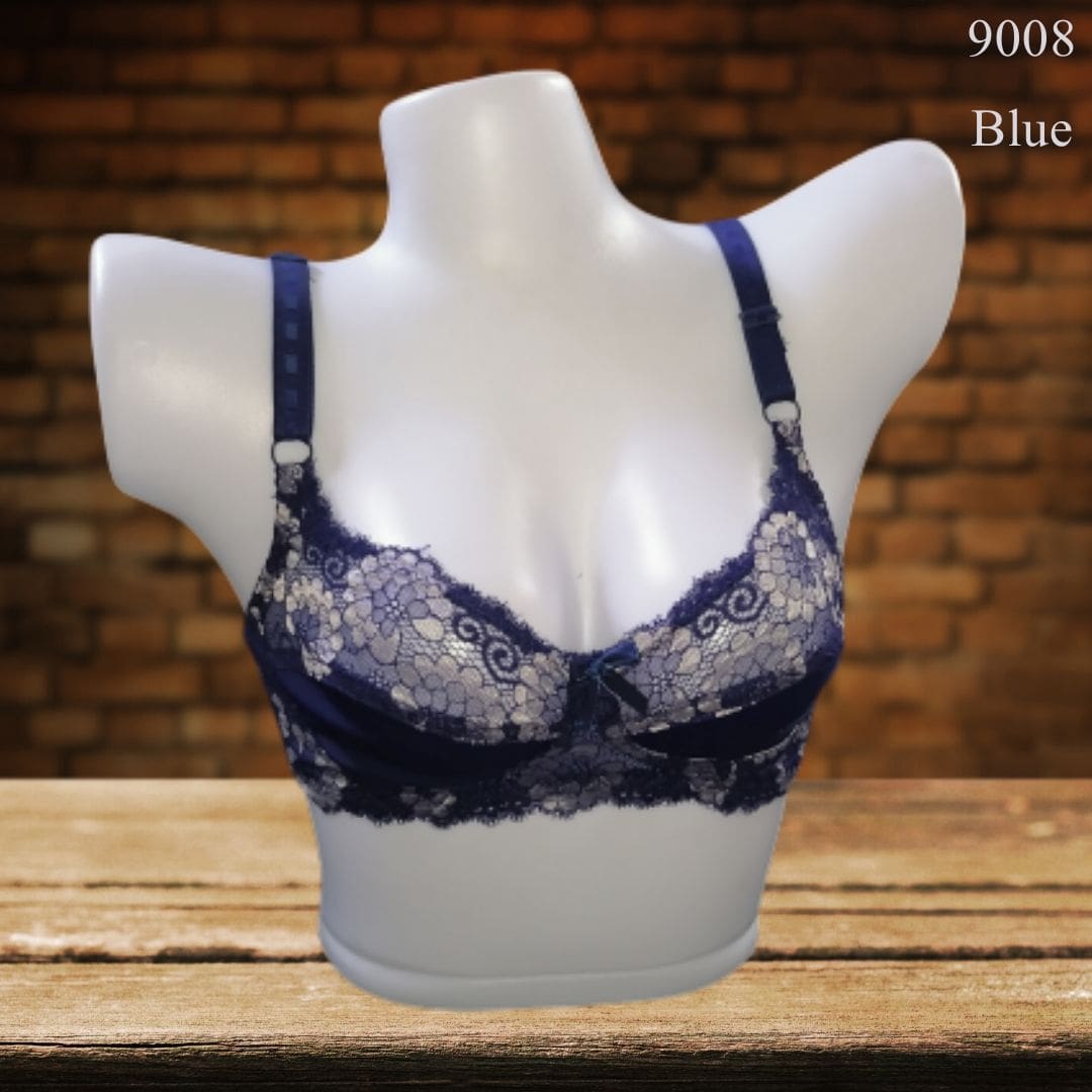 Online Net and Lace Embroidered Fancy Bra available in Pakistan